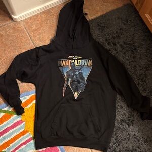 Star Wars The Mandalorian Black Hoodie
